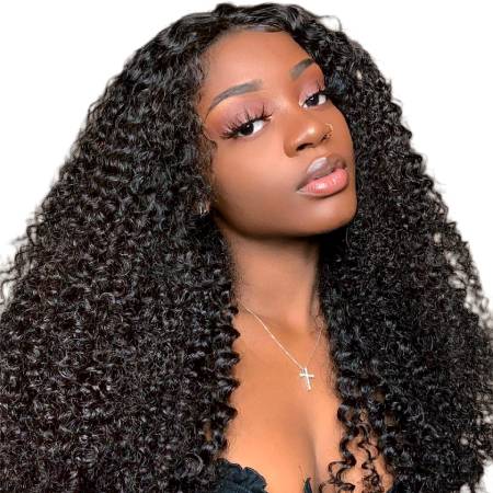 Jerry Curly Bundles with Lace Closure