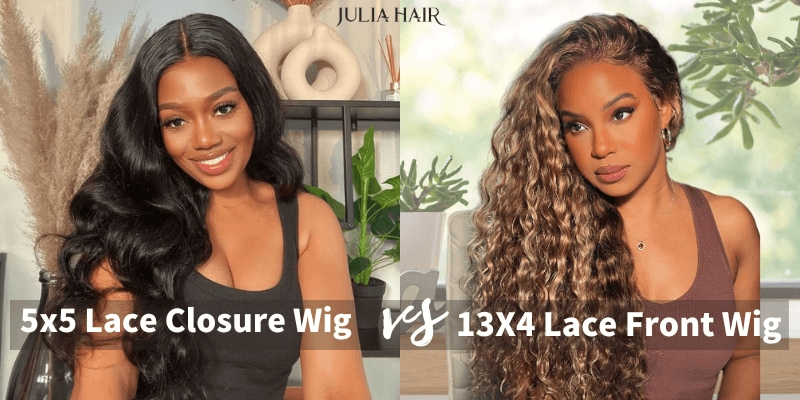 JuliaHair13x4 vs 5x5 Lace Wigs