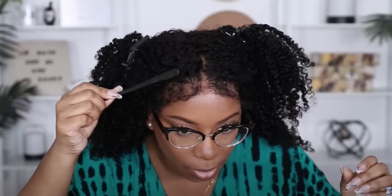 JuliaHair 13X4 Lace Front Kinky Curly Wig