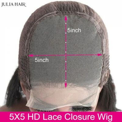 JuliaHair 5x5 Lace Closure Wigs 