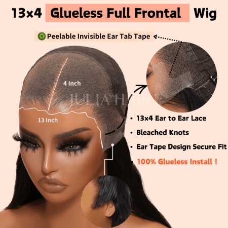 JuliaHair glueless full frontal wig2