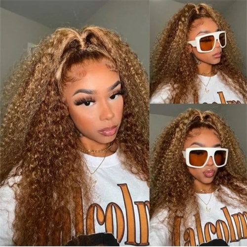 Julia Hair Affordable Jerry Curly Lace Front Wig