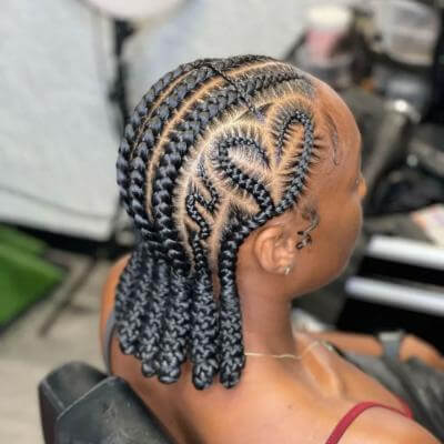 Julia Stitch Heart Braids
