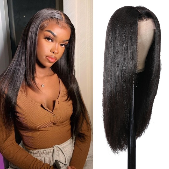 Lace Front Straight Human Hair Wig