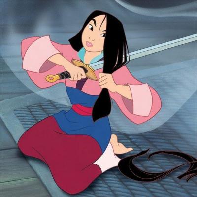 Mulan hair