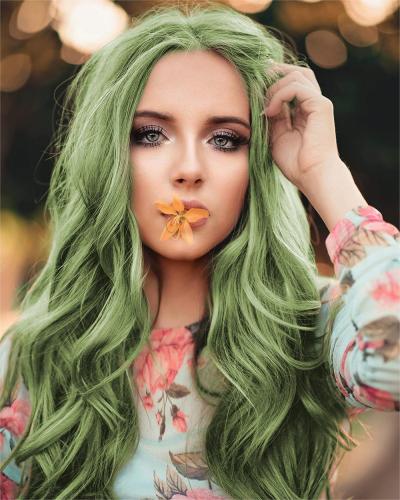 Pistachio Ice Cream Hair