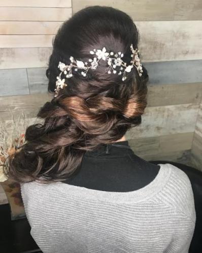 Romantic Side-Swept Waves