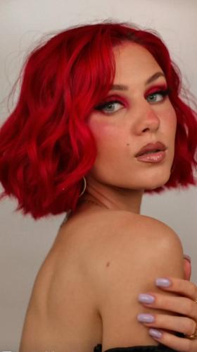Stella Cini colorful hair