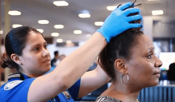 wear a wig through airport security