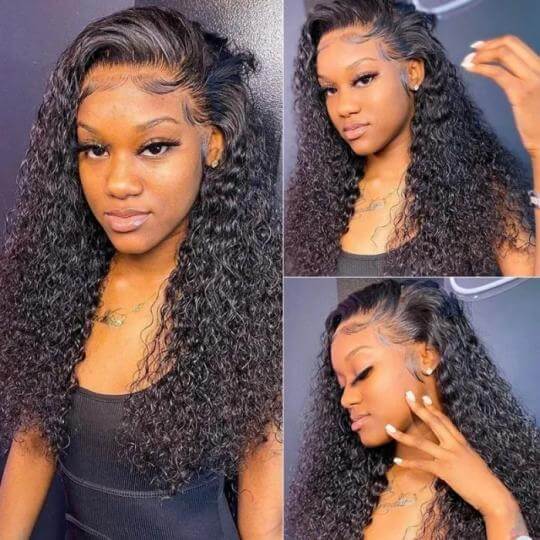 curly HD lace wig