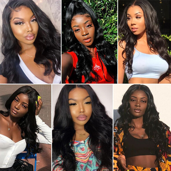 body wave hair wig