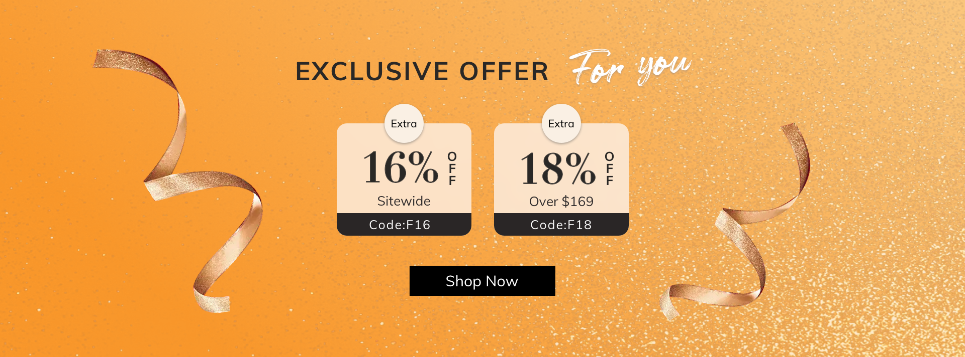 exclusive offer for you