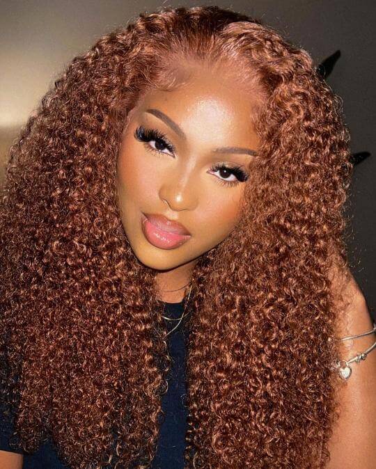 ginger curly wig