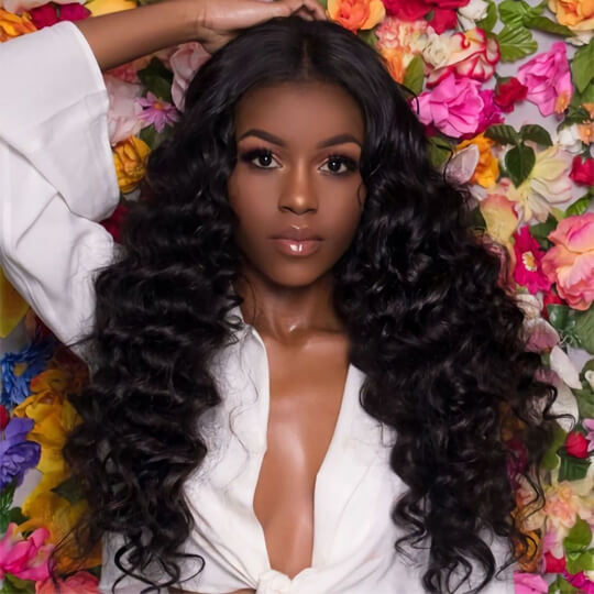 body wave lace front wig