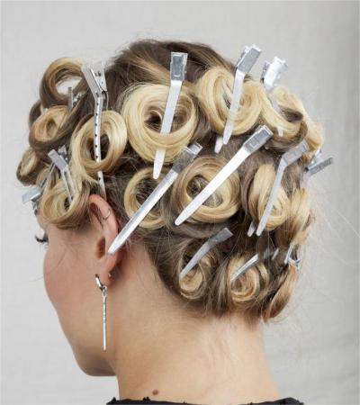 pin curls