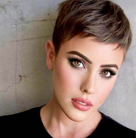 pixie cut short hair