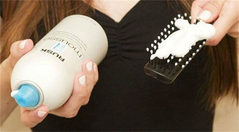 use hair mousse