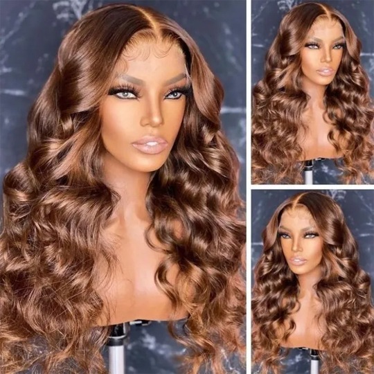 F430 loose wave highlight wig