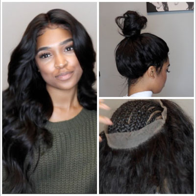 360 lace frontal install