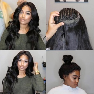 360 lace frontal install