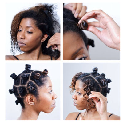 make bantu knots