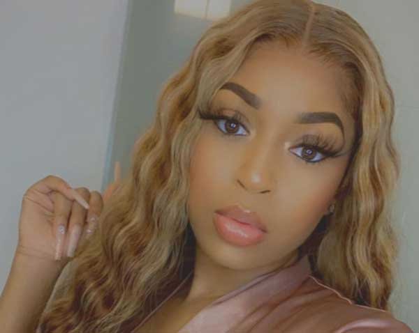 blonde wig
