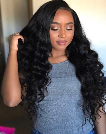 brazilian body wave free part lace frontal