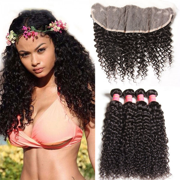 curly lace frontal