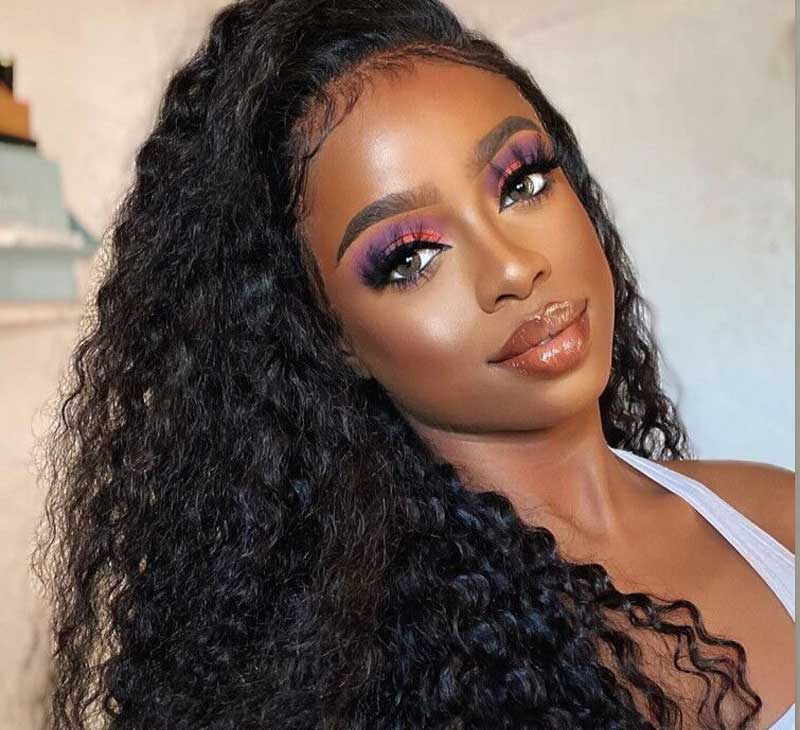 curly wave closure weave