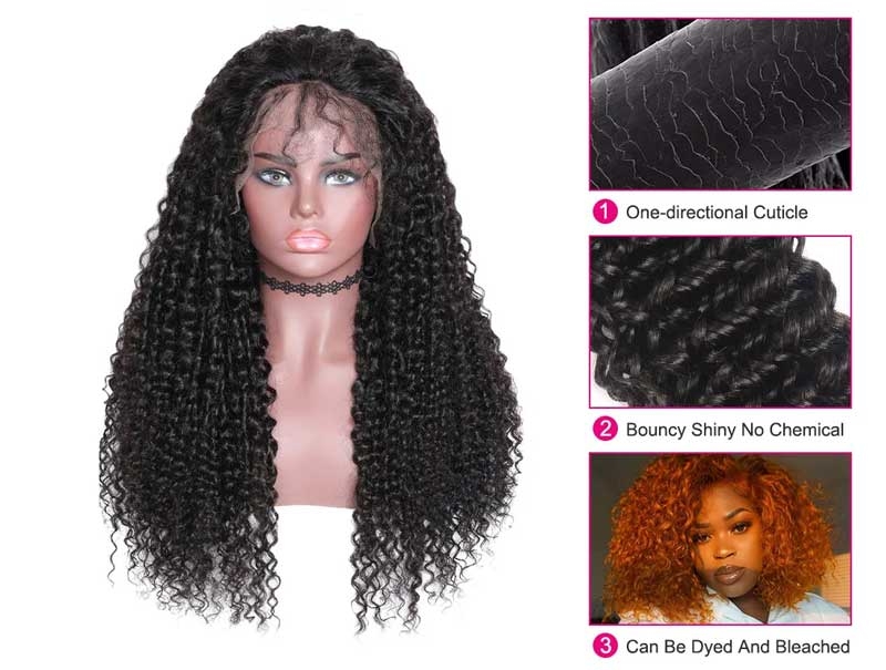 curly hair wig features