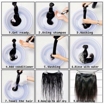 wash malaysian hair