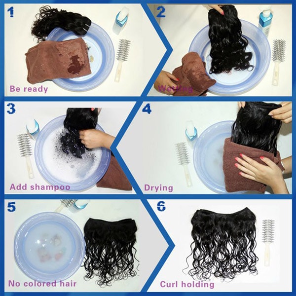 how to wash peruvian hair