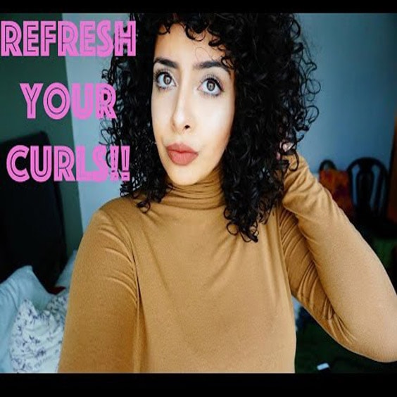 refresh curly hair