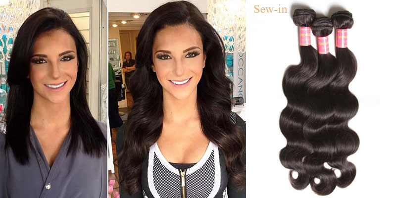 sew-in virgin hair extensions