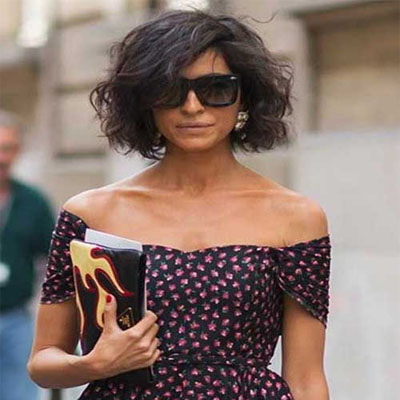 short wavy hair