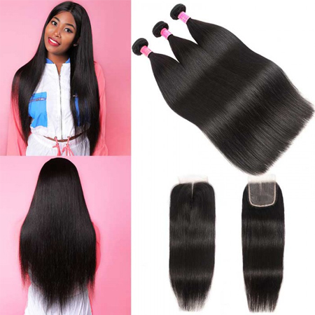 straight lace closure