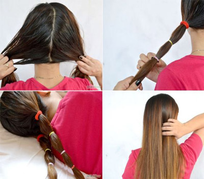 straighten hair without heat