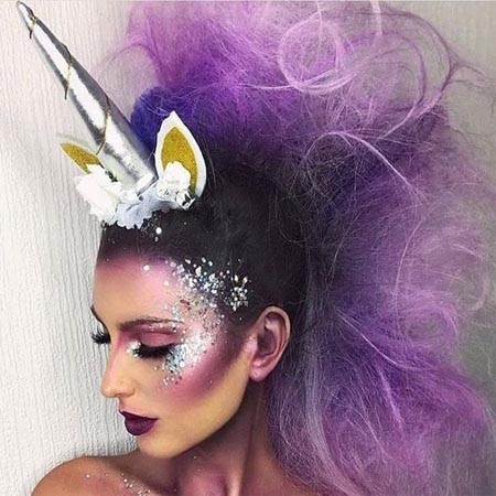 unicorn ponytail