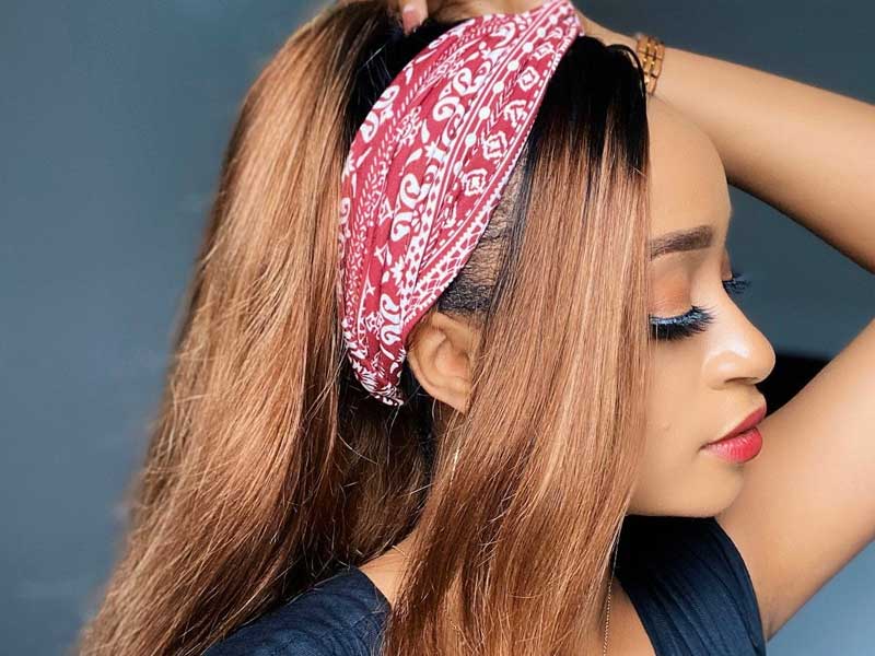 blonde headband wigs