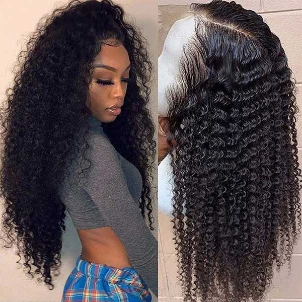 curly wave lace front wigs