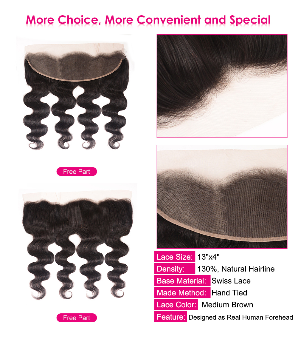 Julia 3 Bundles Virgin Body Wave Hair Bundles Super Soft 100% Human Hair Natrual Hair Weave