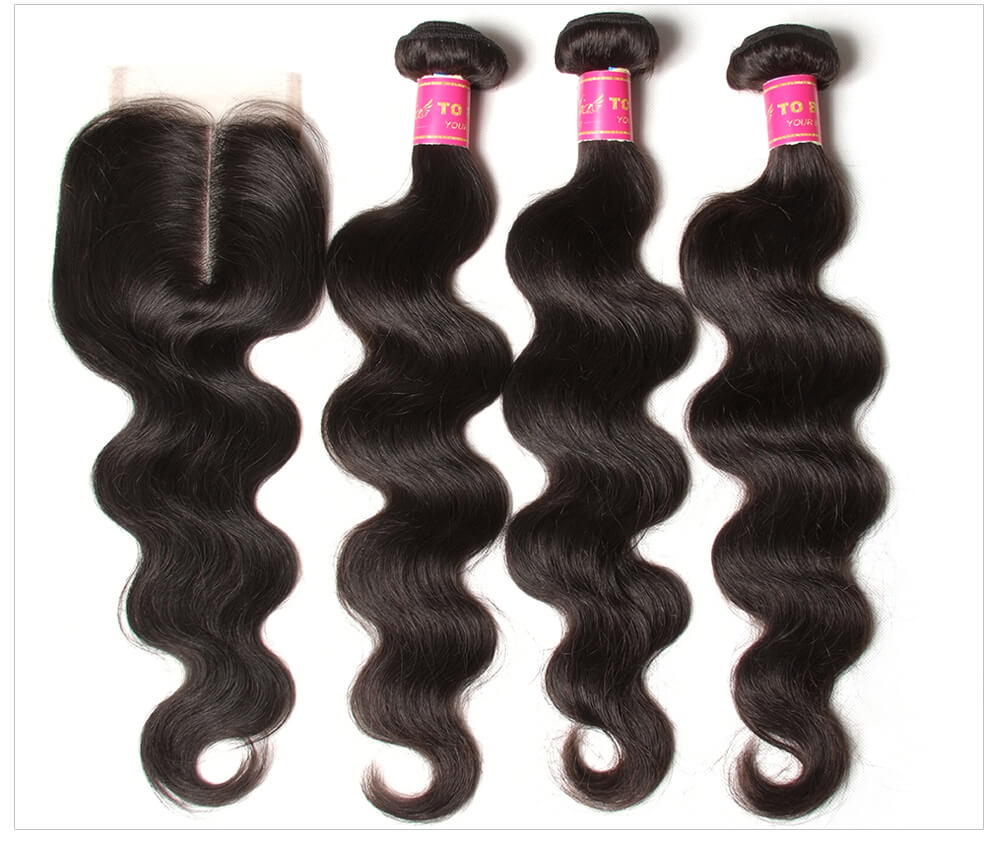 Julia 4 Bundles Brazilian Virgin Hair Body Wave Hair Bundles With