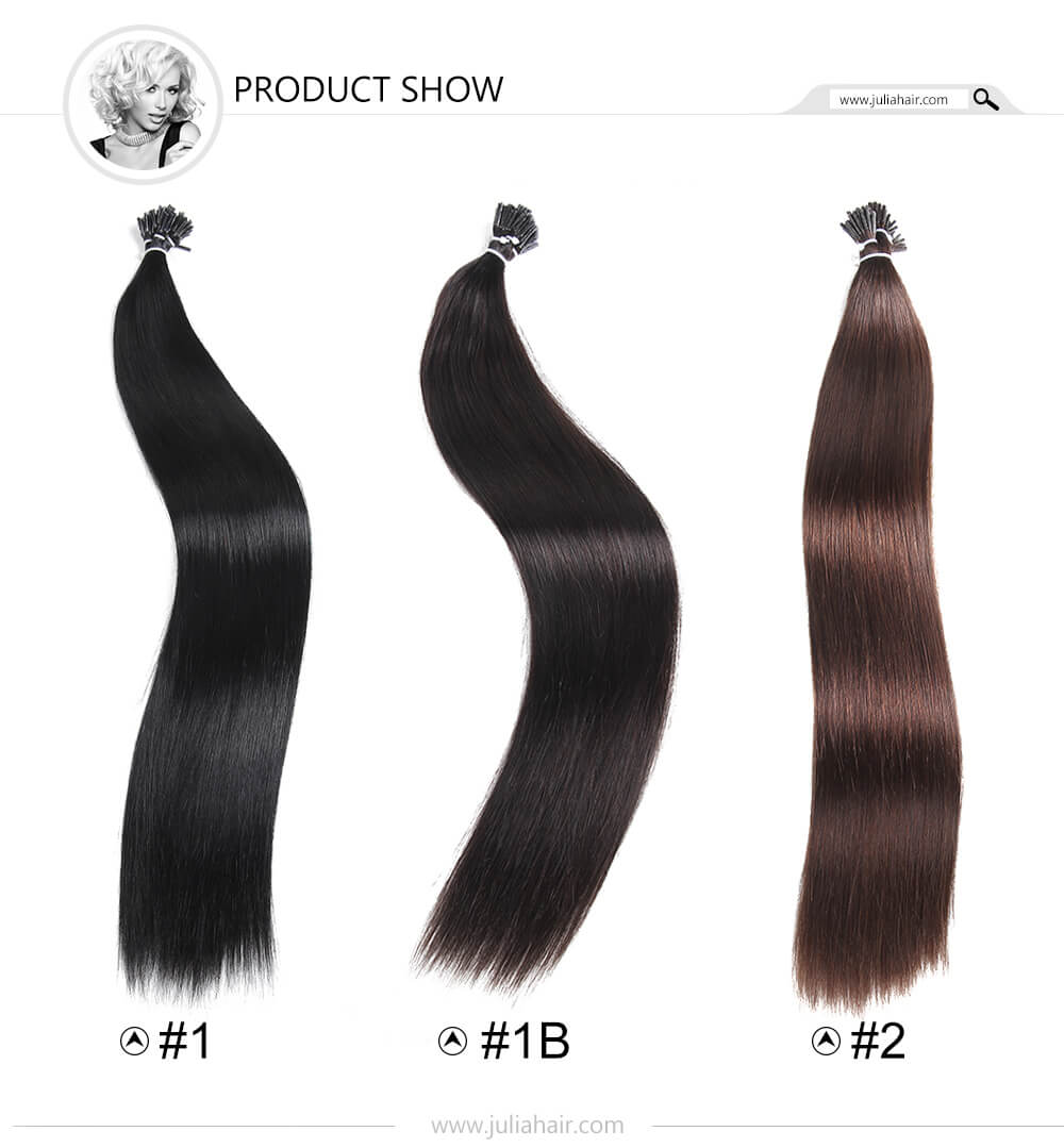 Julia Brazilian Straight I Tip Human Hair Extensions Julia hair