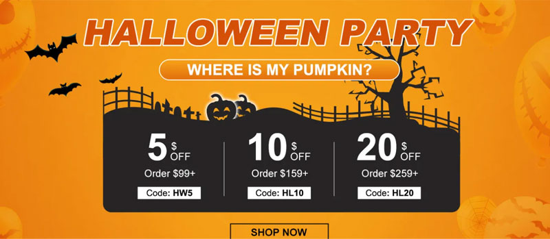 halloween sale coupon code