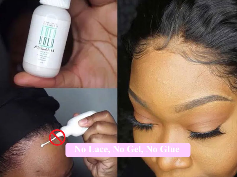no gel, no lace, no glue headband wigs