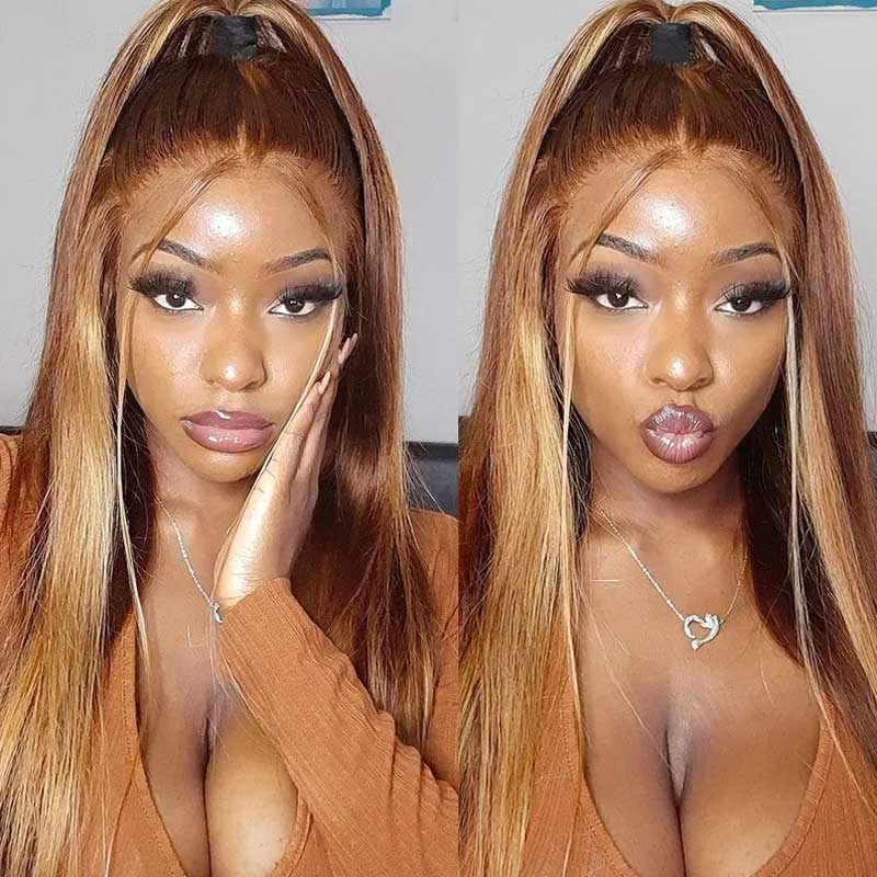 highlight lace wig