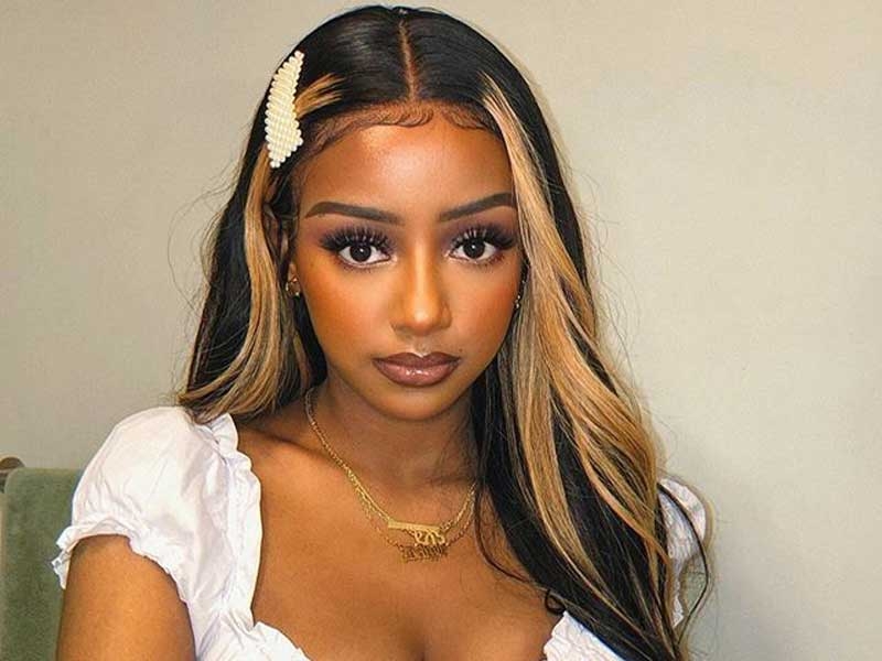 highlight blonde lace wigs