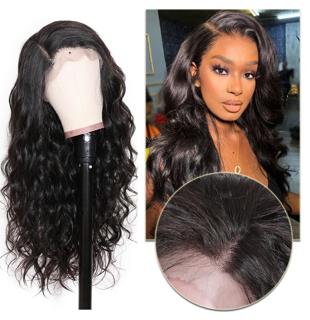 Julia Hair 13X4 Lace Front Wig / 5X5 HD Lace Closure Wigs Body Wave Glueless Wigs 100% Human Hair Undetectable Transparent Lace Wigs Pre Plucked With Baby Hair Around