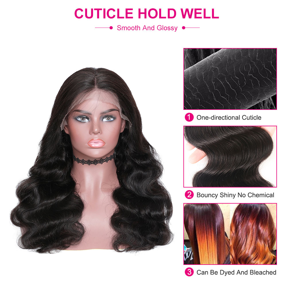 Julia Hair 13X4 Lace Front Wig / 5X5 HD Lace Closure Wigs Body Wave Glueless Wigs 100% Human Hair Undetectable Transparent Lace Wigs Pre Plucked With Baby Hair Around