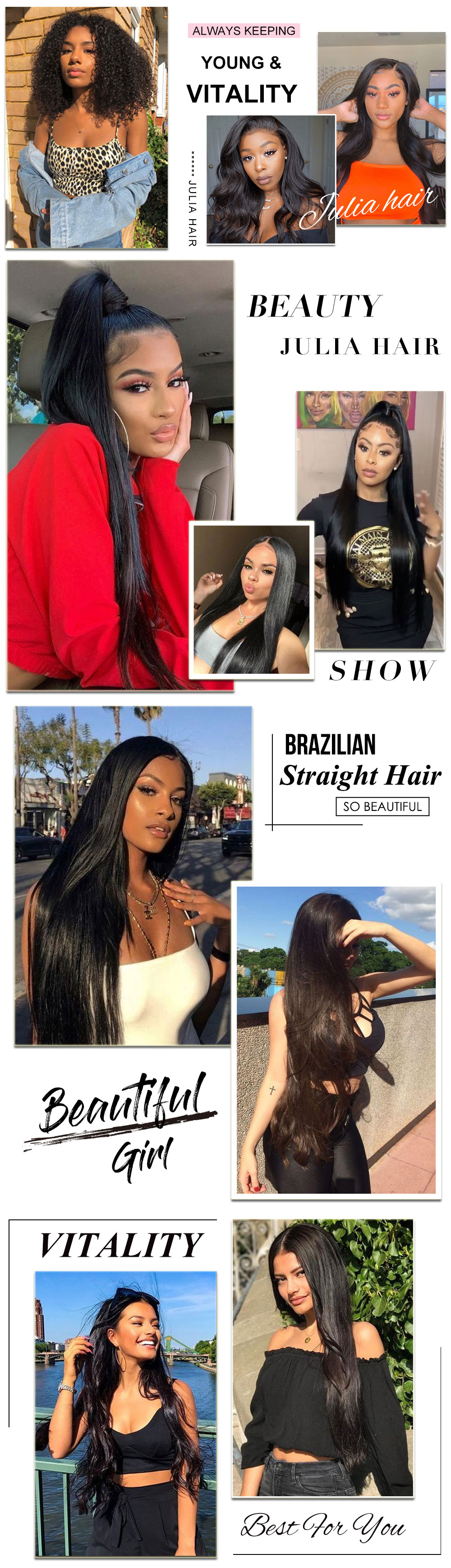 Julia 150% Density Straight Human Hair Wig With Pre Plucked Hairline 13x4 Transparent Lace Frontal Wig